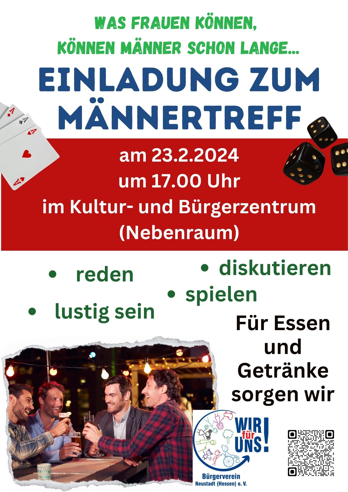 You are currently viewing Männertreff am 23.2.2024 um 17.00 Uhr
