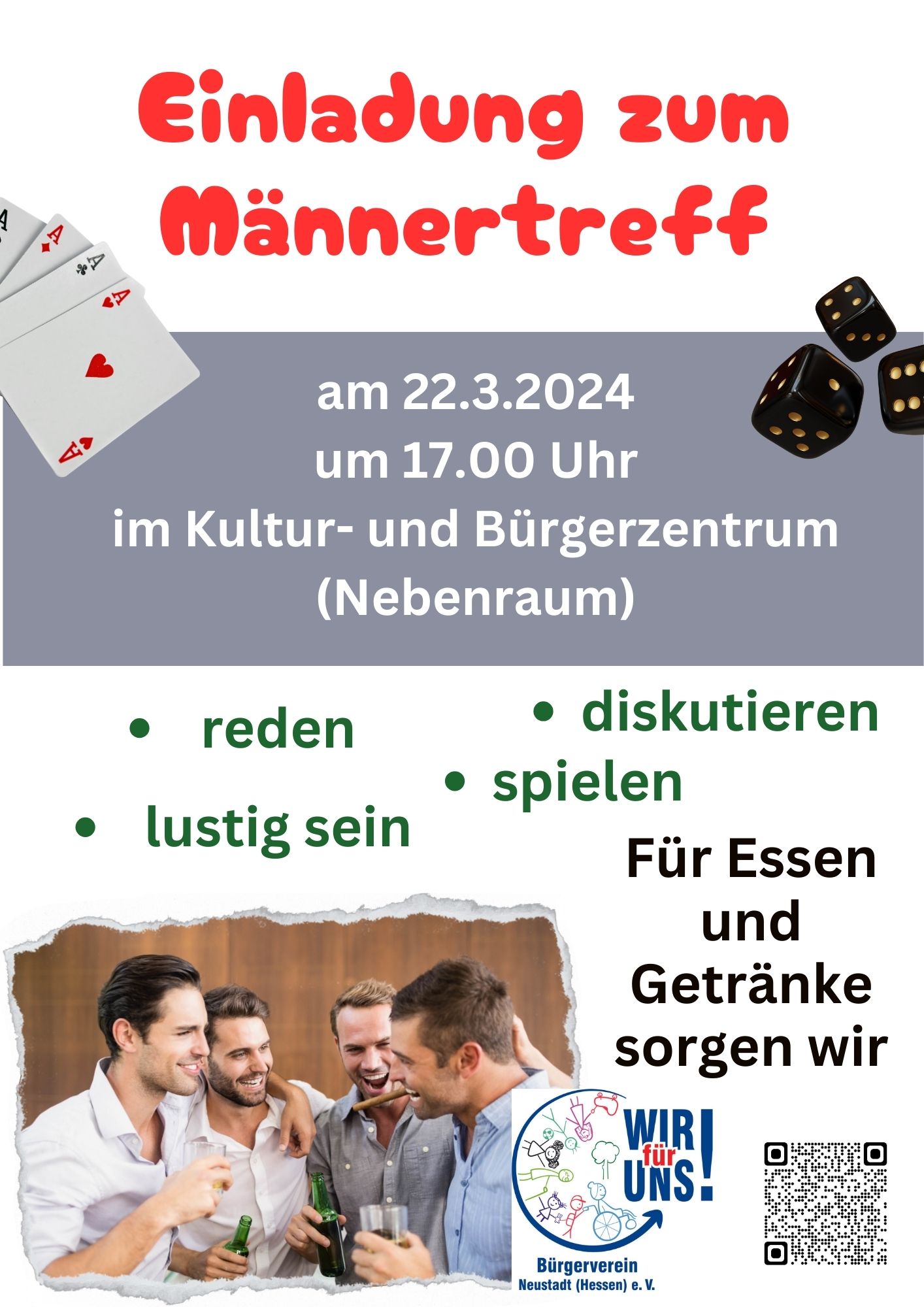 Read more about the article Männertreff am 22.3.2024