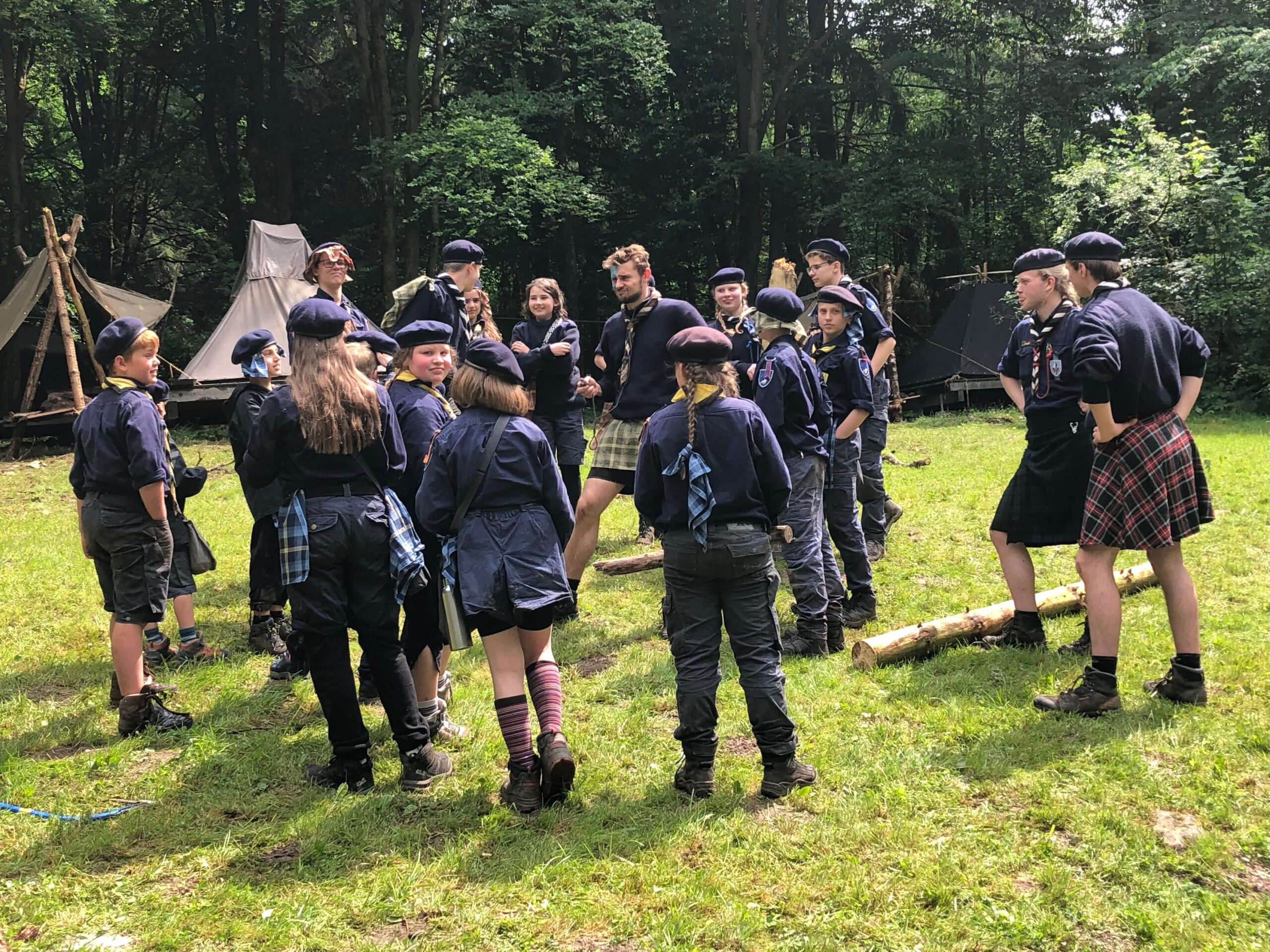 Mehr über den Artikel erfahren Pfingstlager des Pfadfinderstammes Himmelsreiter