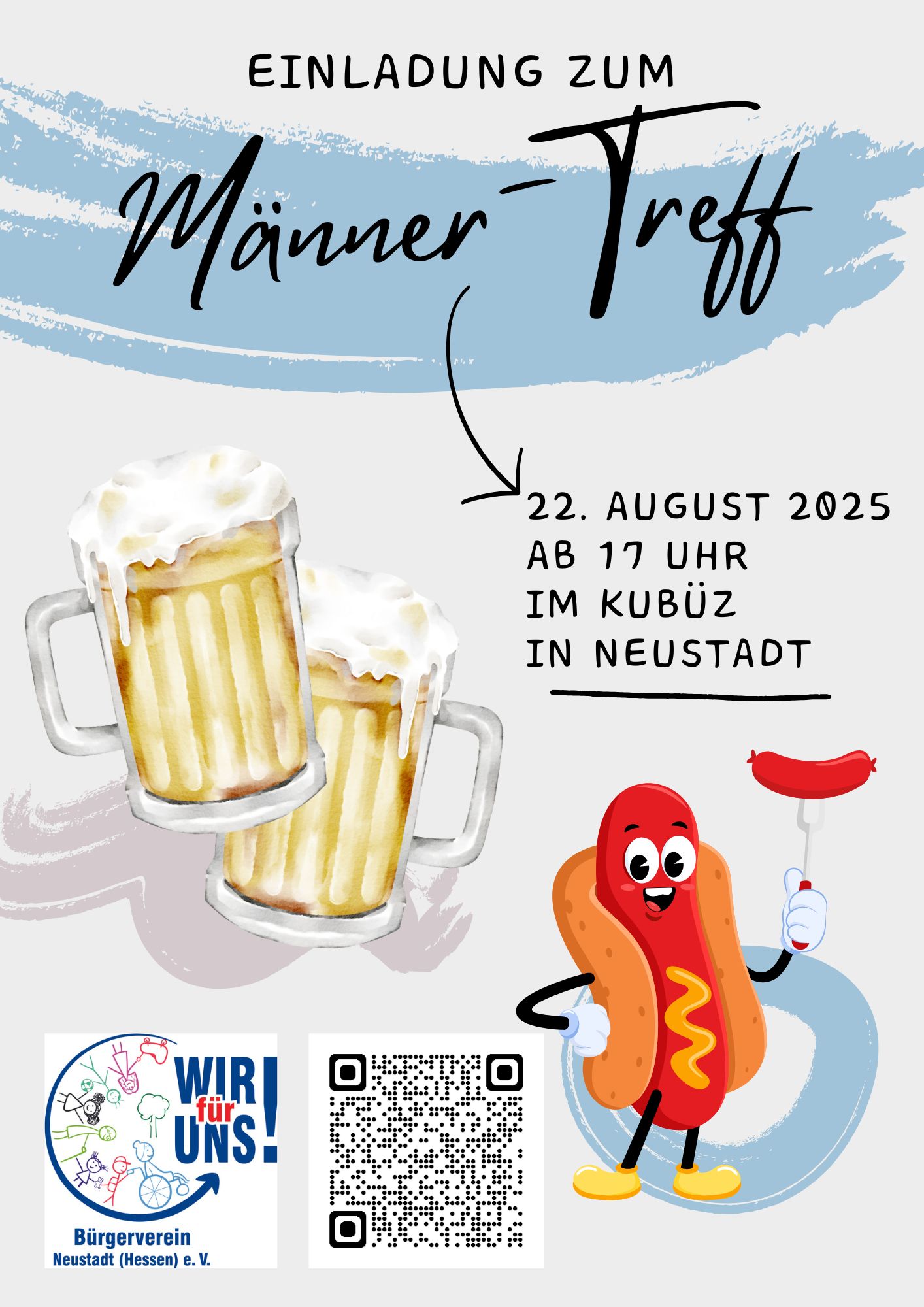 Mehr über den Artikel erfahren Männer-Treff am 22.8.25