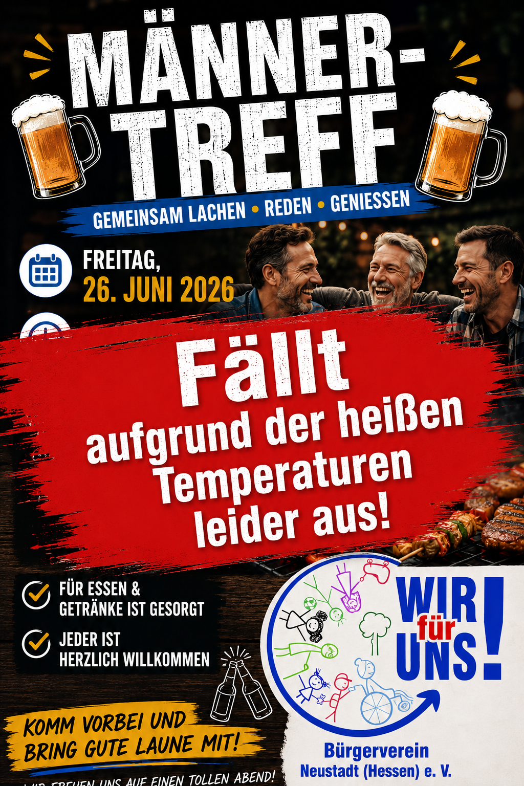 Du betrachtest gerade Männer-Treff fällt leider aus